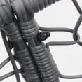 thumbnail image 6 of GORTES Egg Hanging Chair with C-Stand, Gray, 6 of 9