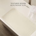 thumbnail image 4 of Commercial Products Bath Tub and Shower Mat, 36-Inch X 18-Inch, White, Extra Long, Machine Washable, Safti-Grip Non-Slip Bathroom Mat with Suction Cups for Home/Hotel/Shower/Bathtub, 4 of 7