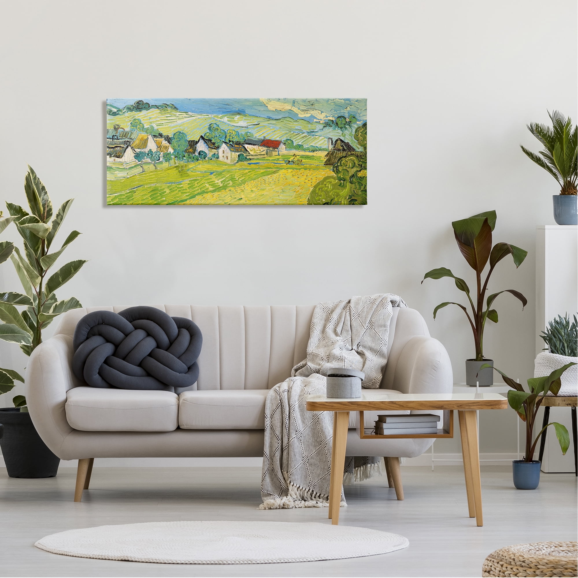 Stupell Vue Ensoleille Van Gogh Classic Landscape Painting Gallery Wrapped Canvas Print Wall Art