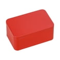 thumbnail image 1 of Wide Applications Square Tea Box Metal Box Metal Tin Essential For Every Home Compact And Portable Square Tin Box Red, 1 of 9
