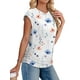 thumbnail image 4 of Blusa SAMPEEL para mujer, manga corta, holgada, verano, XXL, 4 of 5