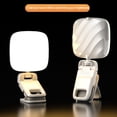 thumbnail image 2 of 49LED 2500-6000K Fill Light Cell Phone Live Beauty Hit Light RGB Pocket Ligh LED Ambient Light Photo Light,White,1 * Fill Light (With Clip) 1 * Data Cable 1 * Chinese And English Manual,White, 2 of 10