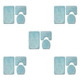 thumbnail image 1 of relayinert 3pack/lot Bathroom Rug Sets Easy To Install Waterproof Anti-slip Multi-functional Comfortable PJ210908-A010 5Set, 1 of 6