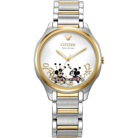 Reloj de pulsera clásico Citizen Disney Mujer Dos tonos EM0754-59W