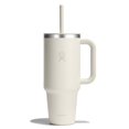 thumbnail image 1 of Vaso Hydro Flask Travel de 1,2 L con asa, tapa y color marfil pajizo, 1 of 8