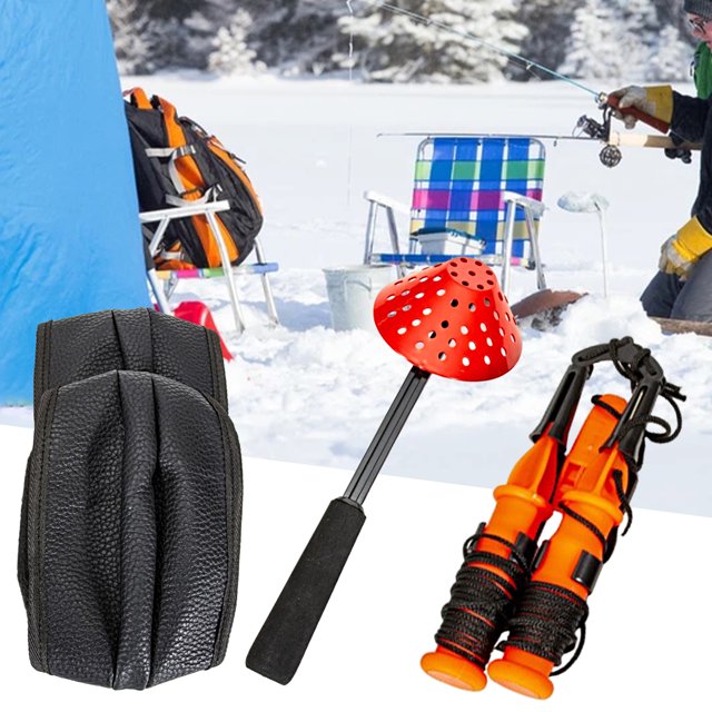 Ice Fishing Safety Kit Ice Fishing Ice Pick Equipment Mini Portable
