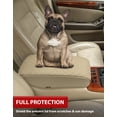 thumbnail image 3 of KBH Center Console Cover for 1998-2005 Lexus GS300 GS400 GS430, Middle Console Arm Rest Lid Cushion Cover, Anti-Scratch Leather Trim Interior, Beige, 3 of 7