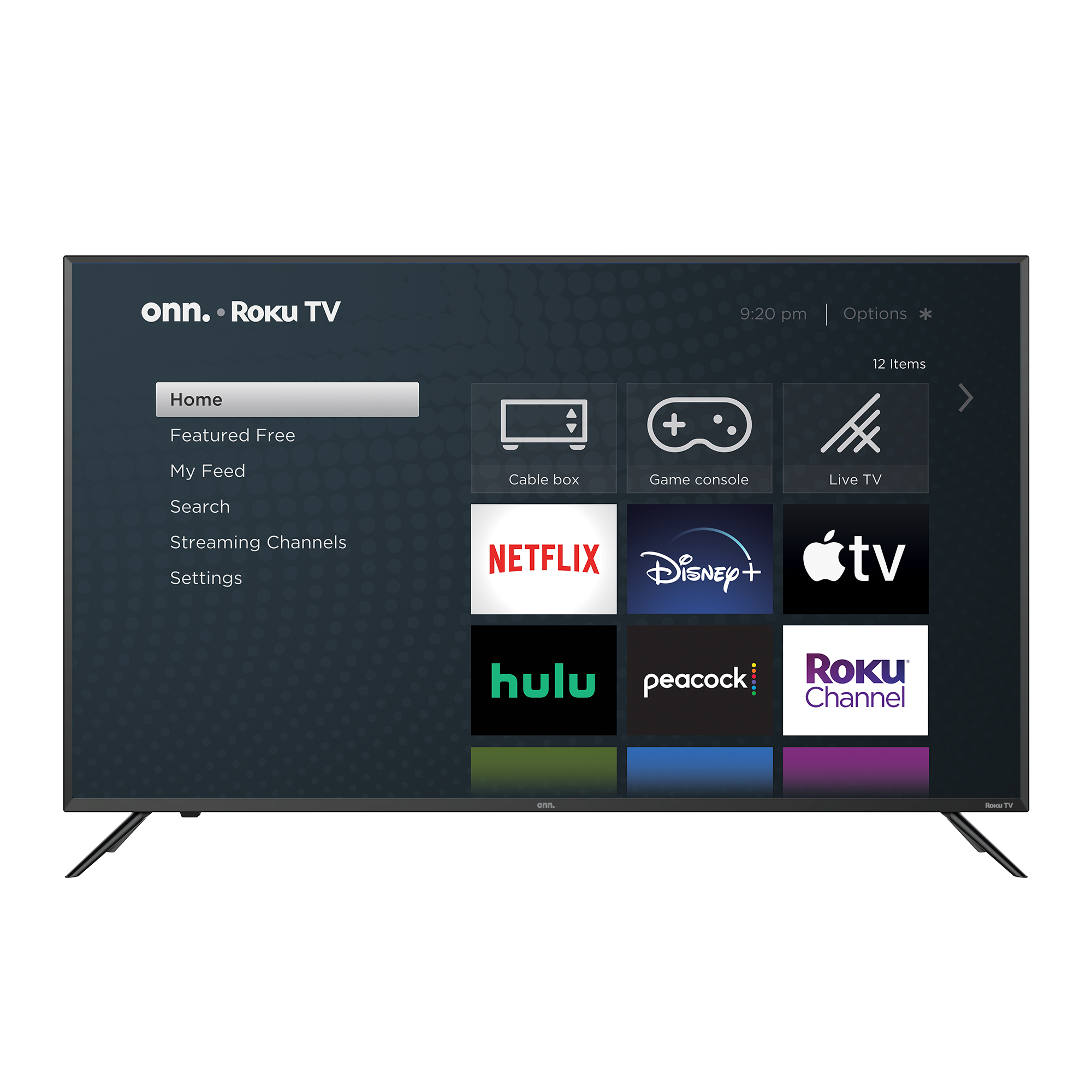 onn. (100012585) 50” 4K UHDLED Roku Smart TV with HDR