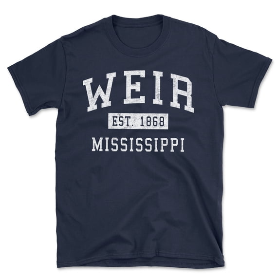 Weir Mississippi Classic Established Men's Cotton T-Shirt