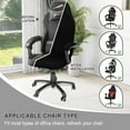 thumbnail image 4 of Gaming Chair Covers Slipcovers Office Desk Chair Cover Waterproof with Armrest Covers, Stretch Computer Chair Cover Ergonomic Rotating Armchair Covers Stretchable Seat Chair Cover Non Slip-Black, 4 of 5