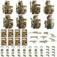 thumbnail image 3 of Sdfiwmf 8 Pcs Yellow Minifigures, Collectible Action Figure Set, Town Soldier Character Building Blocks, 3 of 4