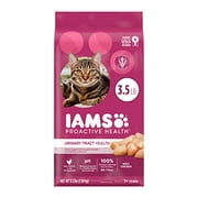 Iams Proactive Health Adult Urinary Tract Health Dry Cat Food With Chicken, 3.5