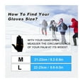 thumbnail image 6 of Winter Thermal Cycling Gloves Touch Screen Fleece Windproof Ski Outdoor Hiking Bicycle Tactical Non-slip Full Finger Men Women Suitable For Hiking Driving ,Flexible and Comfortable, 6 of 6