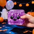 thumbnail image 4 of Halloween Squishy Ice Cube Stress Balls, Glitter Slow Rebound Square Ghost Squishy, Cute Spooky Sensory Toy for Anxiety Relief, Halloween Holiday & Birthday Gift Party Favor, 1PC Purple, 4 of 8