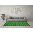 thumbnail image 3 of Ahgly Company Indoor Rectangle Abstract Green Modern Area Rugs, 7' x 10', 3 of 4