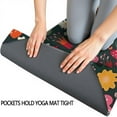 thumbnail image 3 of Pioneer Flower Floral Print Pattern Hot Yoga Mat Towel Non Slip for Hot Yoga - Quick-Drying Yoga Mat Cover with 4 Corner Pockets with Travel Bag - Hot Yoga Towel Non Slip 74"x26", 3 of 6