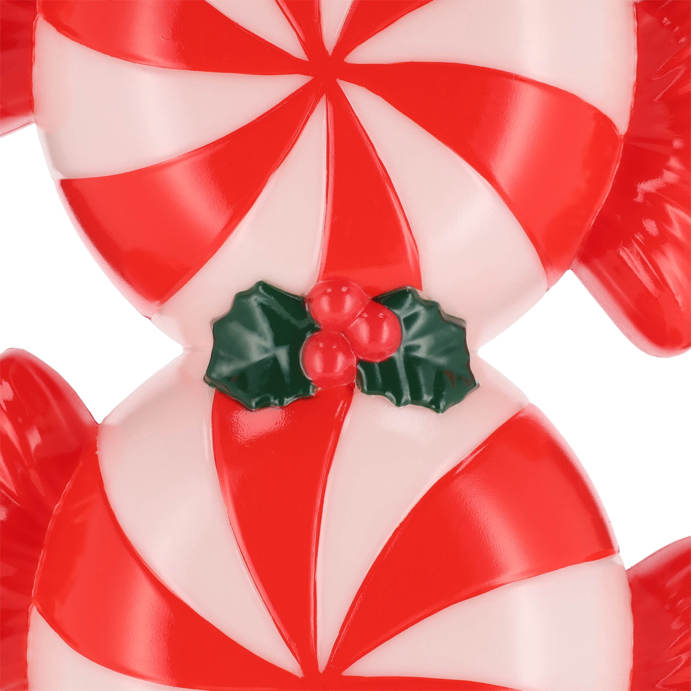 Mr. Christmas 24-inch Blow Mold Stacked Peppermint Candy