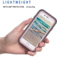 thumbnail image 4 of iPhone SE 2020 Case, iPhone 7 Cases, iPhone 8 Case, [Built-in Screen Protector] Seacosmo Full Body Clear Bumper Case Rugged Shockproof Protective Case Cover for iPhone 7/8/SE, Pink, 4 of 7