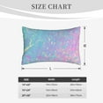 thumbnail image 6 of Daiia Fantasy Gradient Bedding Waterproof Pillow Protector Zippered Queen – Bed Bug Proof Pillow Encasement-14"x20", 6 of 9