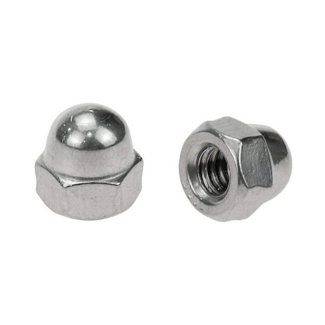 Coshar 20 Pcs Écrous de Capuchon de Gland 1/4-20 Hex, Écrou Hexagonal en Acier Inoxydable 304, Finition Unie