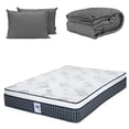 thumbnail image 1 of Colchón King Size Spring Air Cardona con Almohada 2Pack y Edredón Homy, 1 of 7