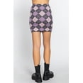 thumbnail image 3 of Argyle Jacquard Sweater Mini Skirt, 3 of 5
