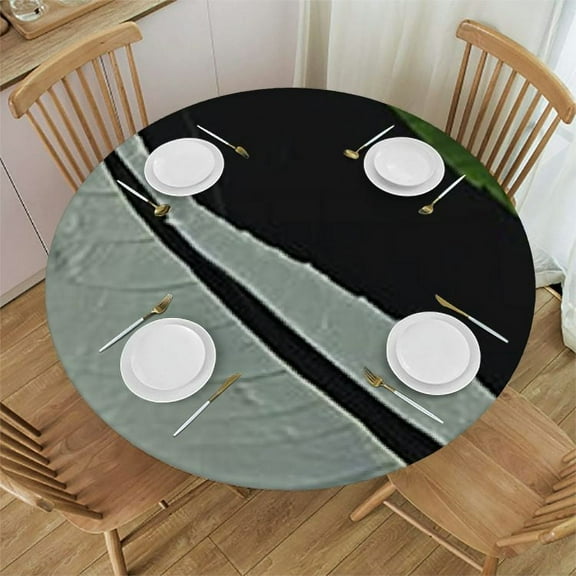 Round Tablecloth with Elastic,