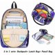 thumbnail image 3 of Teen Girls School Backpack Kids Bookbag Set with Lunch Box Pencil Case Travel Laptop Backpack Casual, 3 of 4
