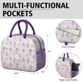 thumbnail image 6 of Womens Princess Rainbow Castle Pattern Lunch Box for Work,Insulated Lunch Bag for Women,Loncheras Para Mujer,Leakproof Adult Lunch Bag for Work,Beach,Travel,Picnic,Camping, 6 of 7