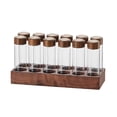 thumbnail image 4 of Contenedor de almacenamiento de granos de café de vidrio para bodegas de granos de café, contenedor de almacenamiento de alimentos recargable con tapa 12 hoyos 22g Sunnimix tarro de almacenamiento, 4 of 8