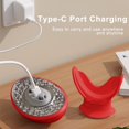 thumbnail image 4 of HLONK LED Lip Resurfacing Beauty Device with Red Light Therapy  3-Minute Timer  Silica Pads for Lip Shaping  USB Rechargeable  Portable Lip Moisturizing Tool for Pigmentation Reduction  4, 4 of 7