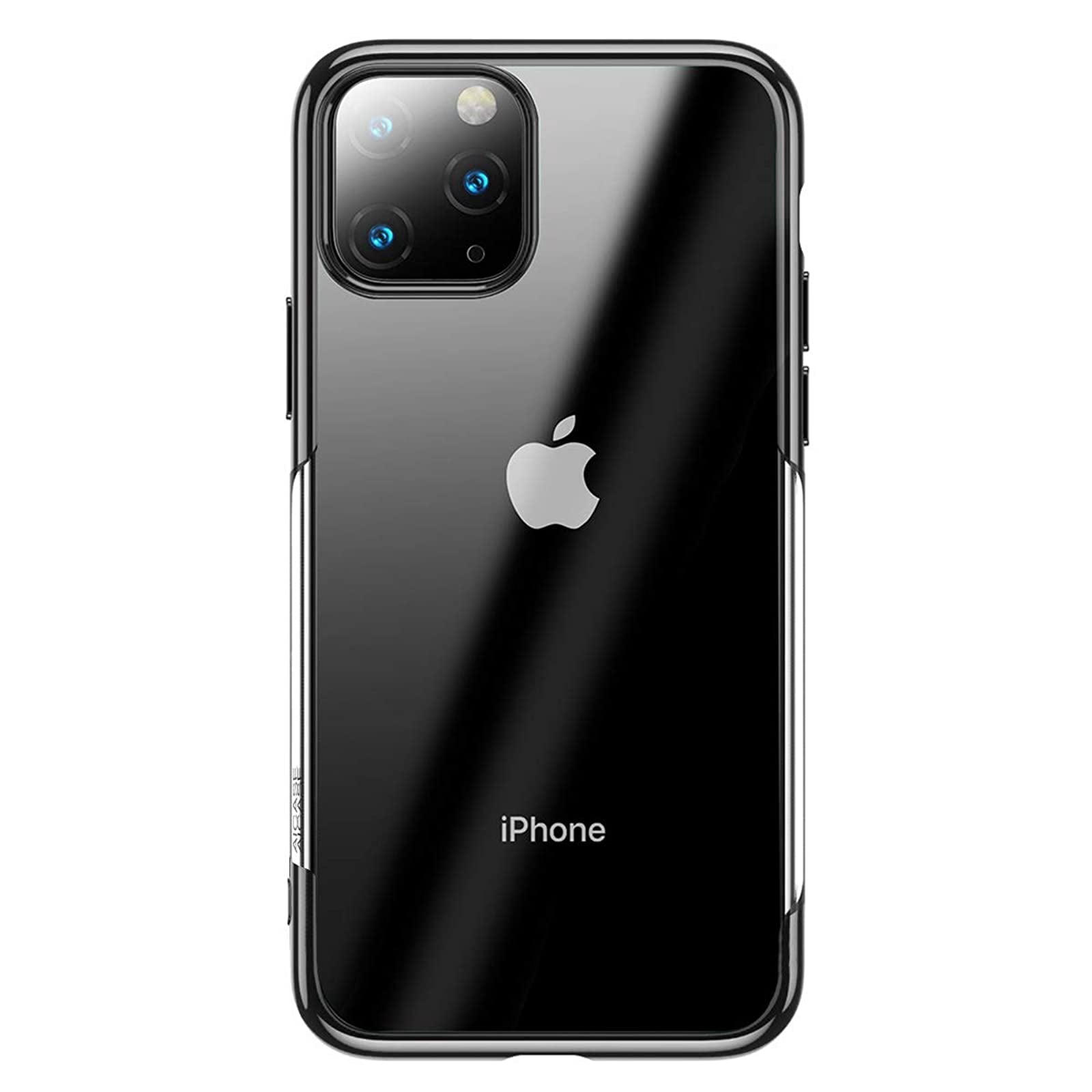 Aicase Clear Case For Iphone 11 Pro Max 6 5 Ultra Thin Slim Fit Transparent Hard Polycarbonate Pc Protective Case With Flashy Edge For Apple Iphone 11 Pro Max 6 5 Inch Black Walmart Com