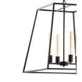 thumbnail image 6 of JONATHAN Y Hutson 4-Light 21" Iron Modern Angled LED Chandelier, Black, JYL9534A, 6 of 7