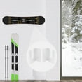thumbnail image 2 of (White, 12 x 12 x 4 cm) Garage Ski Rack - 2 Acrylic Ski Display Racks - A Must-Have for Sports Enthusiasts, Indoor Ski Storage, Suitable for Bedroom, Home, Shop, Office, the garage., 2 of 5