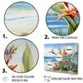 thumbnail image 3 of Designart "Seaside Birds Of Paradise" Birds Of Paradise Picture Framed Wall Art Prints, 3 of 5