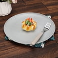 thumbnail image 2 of Mainstays Grid Gray Polypropylene Plate 10 Inch, 2 of 5