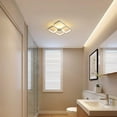 thumbnail image 4 of ADISUN LED Ceiling Lights Modern Flush Mount Light Fixtures Square Ceiling Lamp Lighting for Bedroom Kitchen Office Hallway Corridor Aisle Living Room Warm White Light, White, 4 of 6