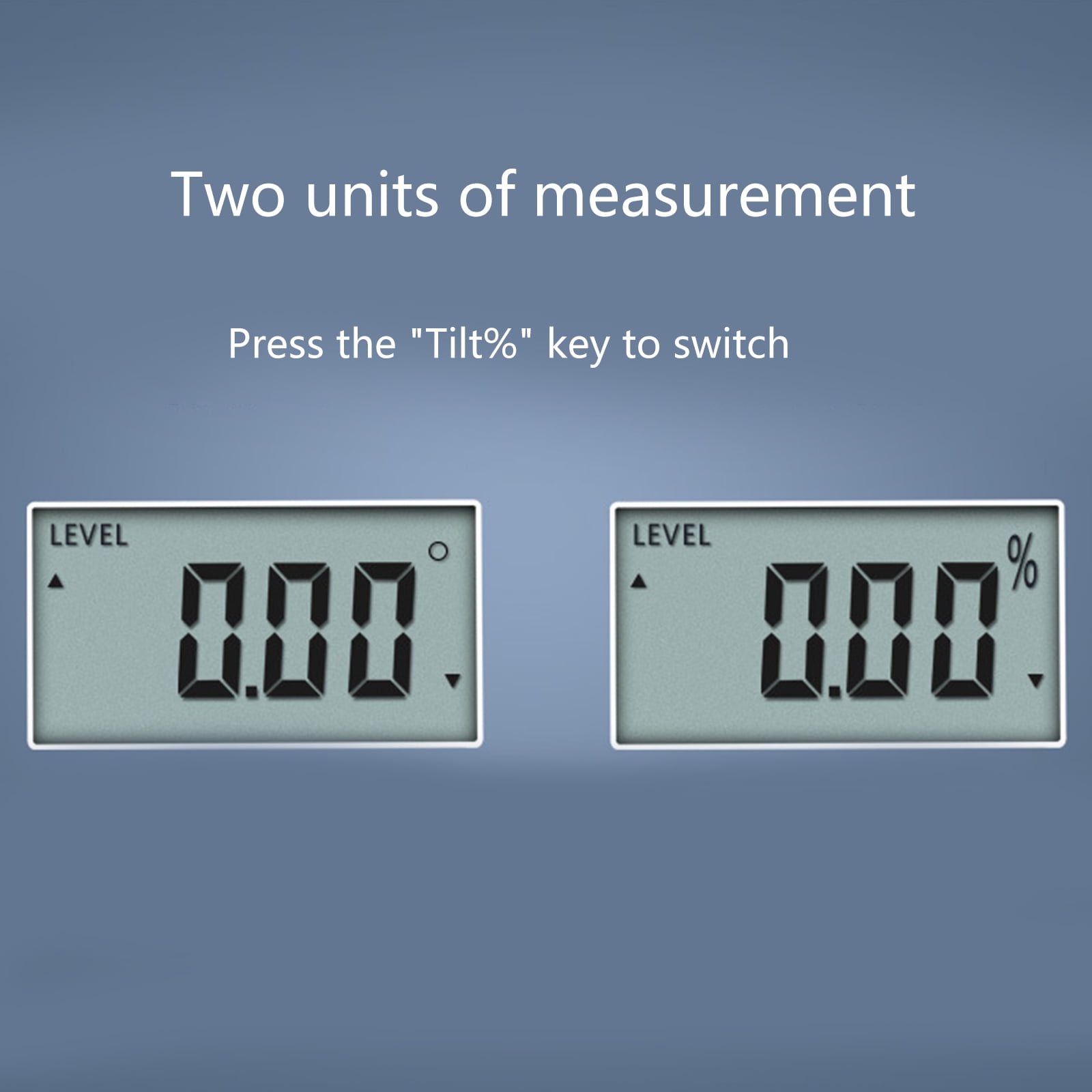 BIBABLYKE Digital Electronic Level and Gauge, Measures 0-360 Degrees Ranges, Measures and Sets Angles