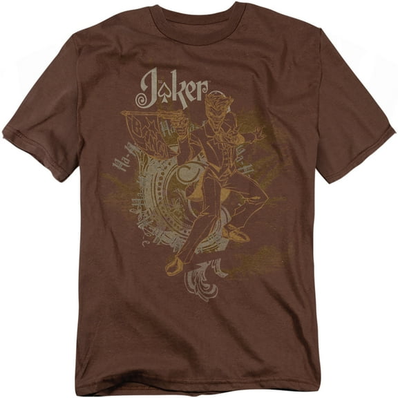 Batman/Joker Explosion Mens Short Sleeve Shirt