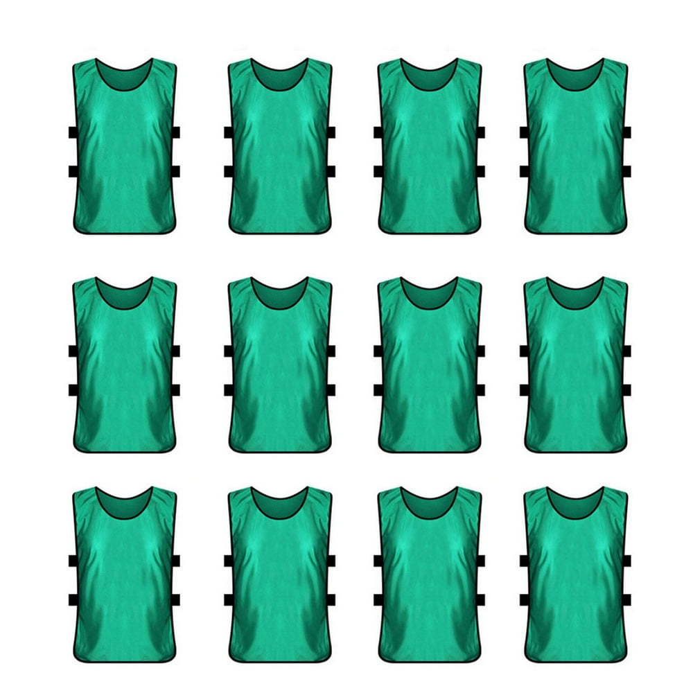 TopTie Sets of 12 (#1-12, 13-24) Numbered / Blank Training Vest, Soccer ...