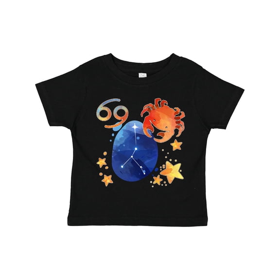 Inktastic Cancer Crab Constellation Zodiac Sign Illustration Boys or Girls Toddler T-Shirt