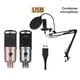 thumbnail image 3 of MicróFono USB Para Juegos Con CancelacióN De Ruido, MicróFono De Condensador Para PC, MicróFono Para Podcast Con Soporte Tipo Brazo A, 3 of 5