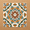 12x12 Inch-Boho Moroccan Floral, variant on 12x12 Inch Black and White Petal Vinyl Floor Tiles Peel Stick DIY Home Decor