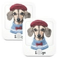 thumbnail image 7 of Yayeee 2-Pack Plug in LED Night Lights with Light Sensors Motion Detectors, Gray Cute Dog Artist, 7 of 7