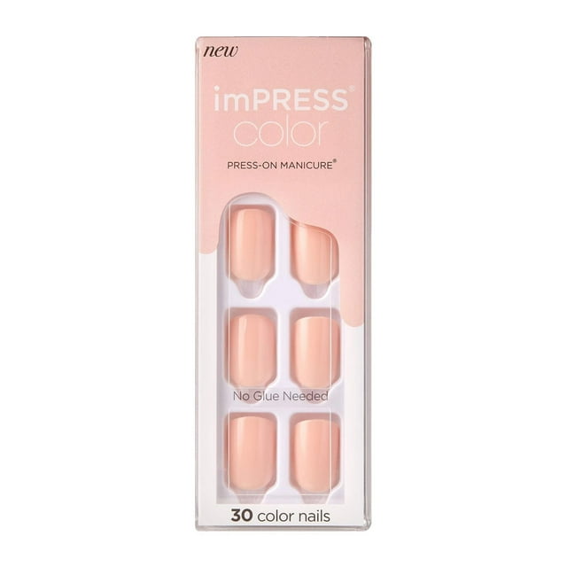 KISS imPRESS faux ongles de couleur - Peevish Pink