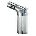 thumbnail image 2 of Visol VLR401802 Cato II Quad Flame Table Lighter - Silver Matte, 2 of 2