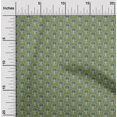 thumbnail image 1 of oneOone Georgette Viscose Fabric Leaves & Floral Block Print Fabric BTY 42 Inch Wide, 1 of 5