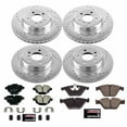 thumbnail image 3 of PowerStop Front and Rear Z23 Evolution Sport Carbon-Fiber Ceramic Brake Pad and Drilled & Slotted Rotor Kit Fits: BMW Select Models K6582, 3 of 10