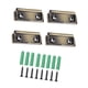 thumbnail image 2 of 4 Piezas Ganchos para Tapiz Clips de Pared Sujetadores de Telas con Metal Resistente Función Multifuncional Adecuada para Oficinas Hogares Cocina Estudio Taller7cmx2.85cm, 2 of 9