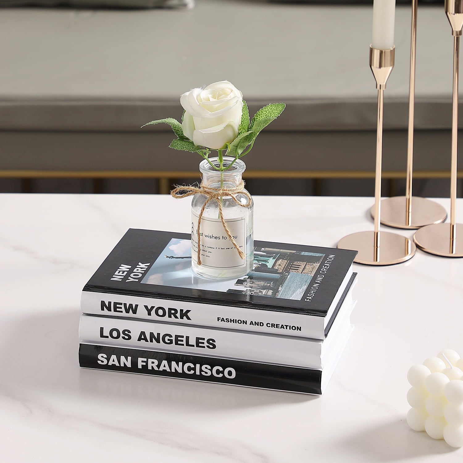  Decorative Books Set of 3 Designer Book Decor Inspired – Fake  Books for Coffee Table Books Fashion Book Decor and hardcover Decorative  Book Stack for Decor Books : Home & Kitchen